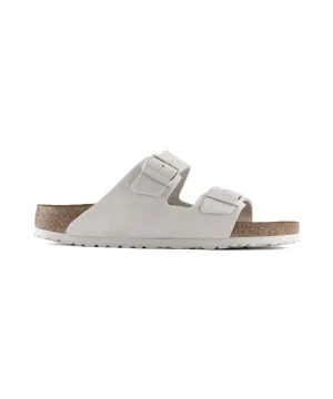 BIRKENSTOCK ARIZONA SOFT BEDDING NARROW FIT IN WHITE