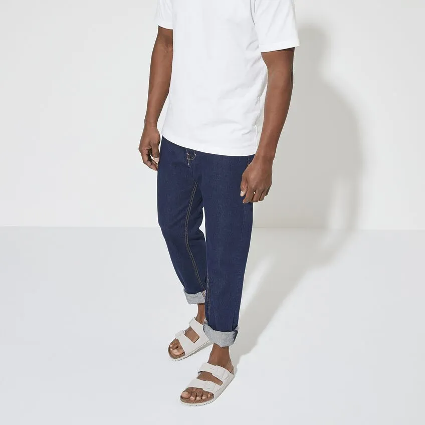 BIRKENSTOCK ARIZONA SOFT BEDDING NARROW FIT IN WHITE