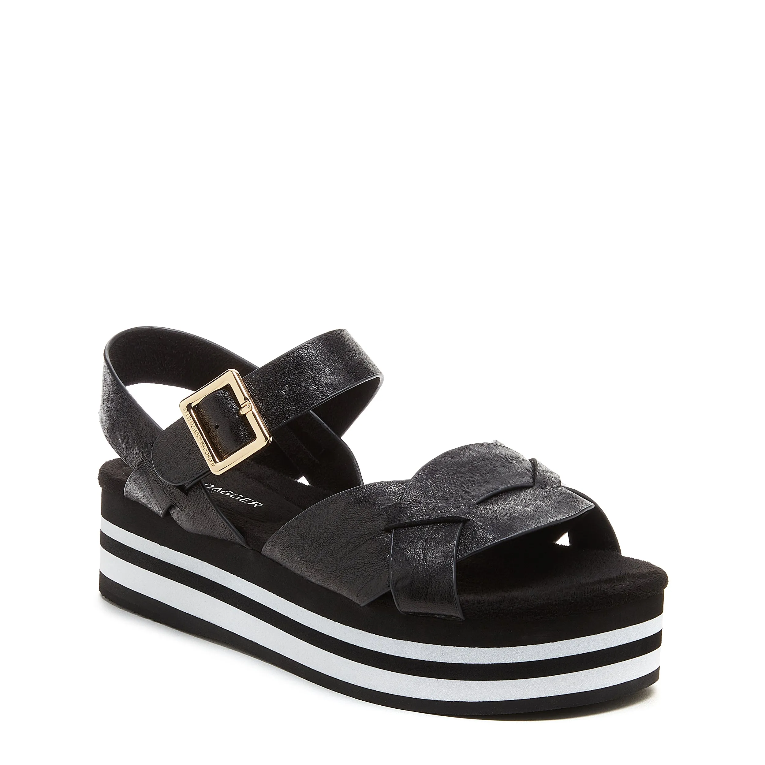Breeze Black Platform Sandals