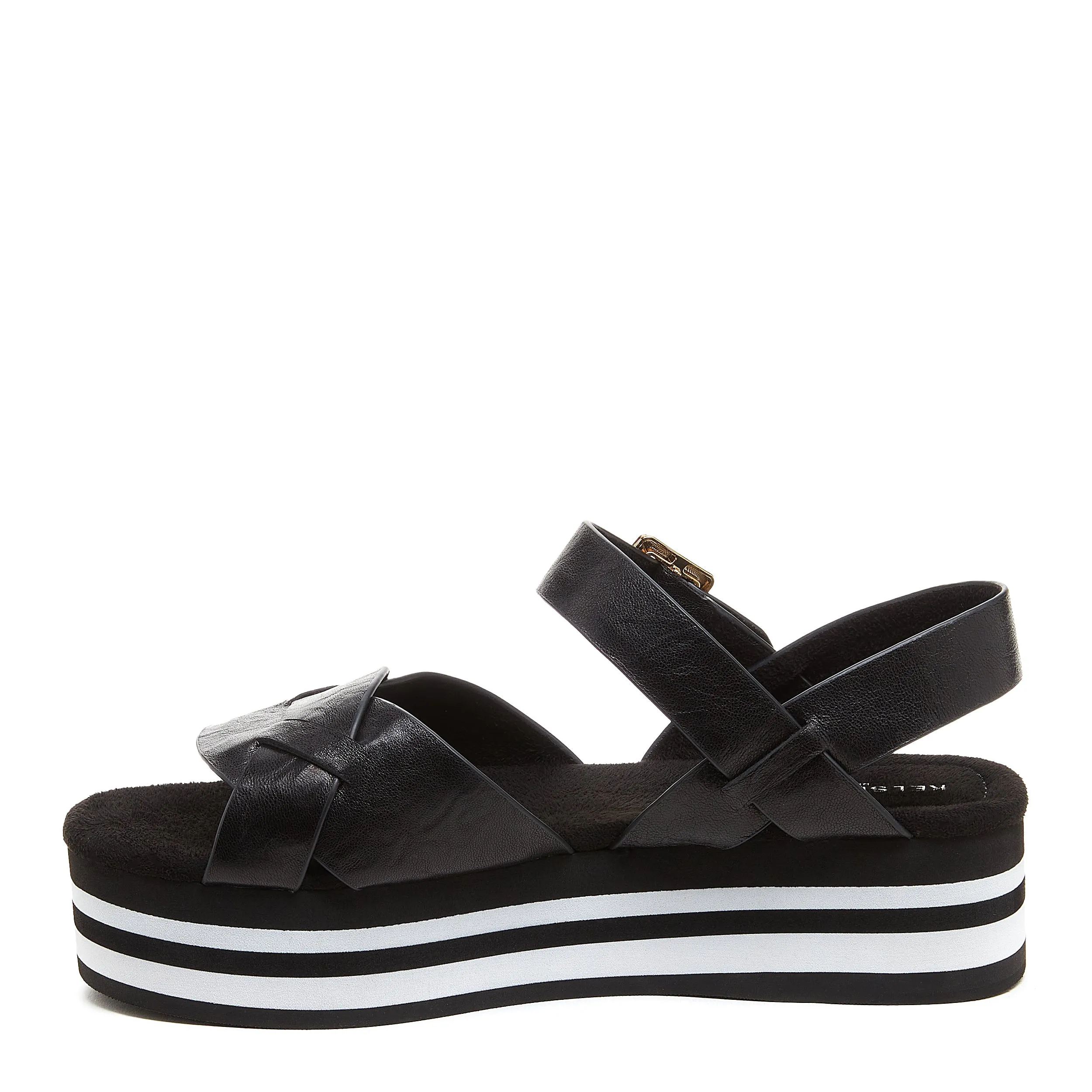Breeze Black Platform Sandals