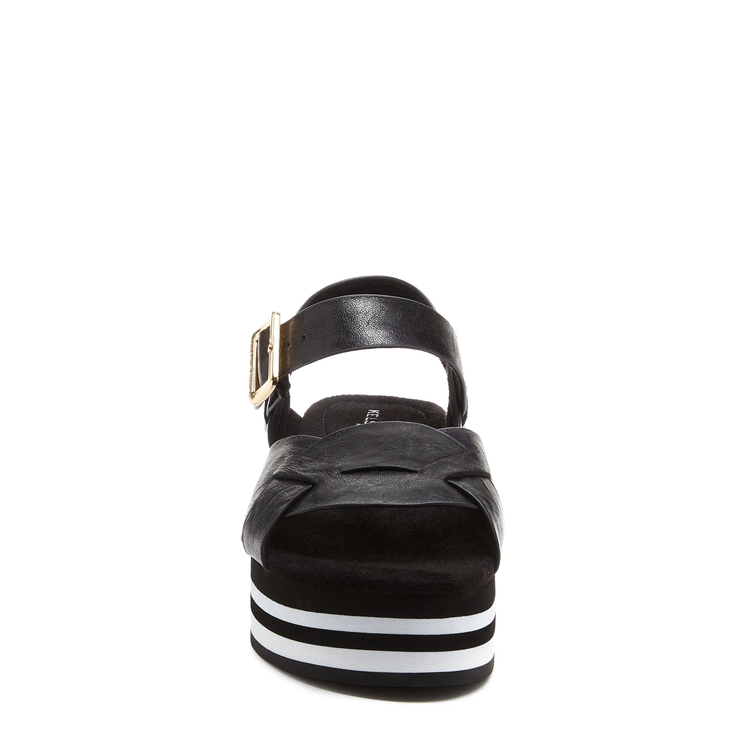 Breeze Black Platform Sandals