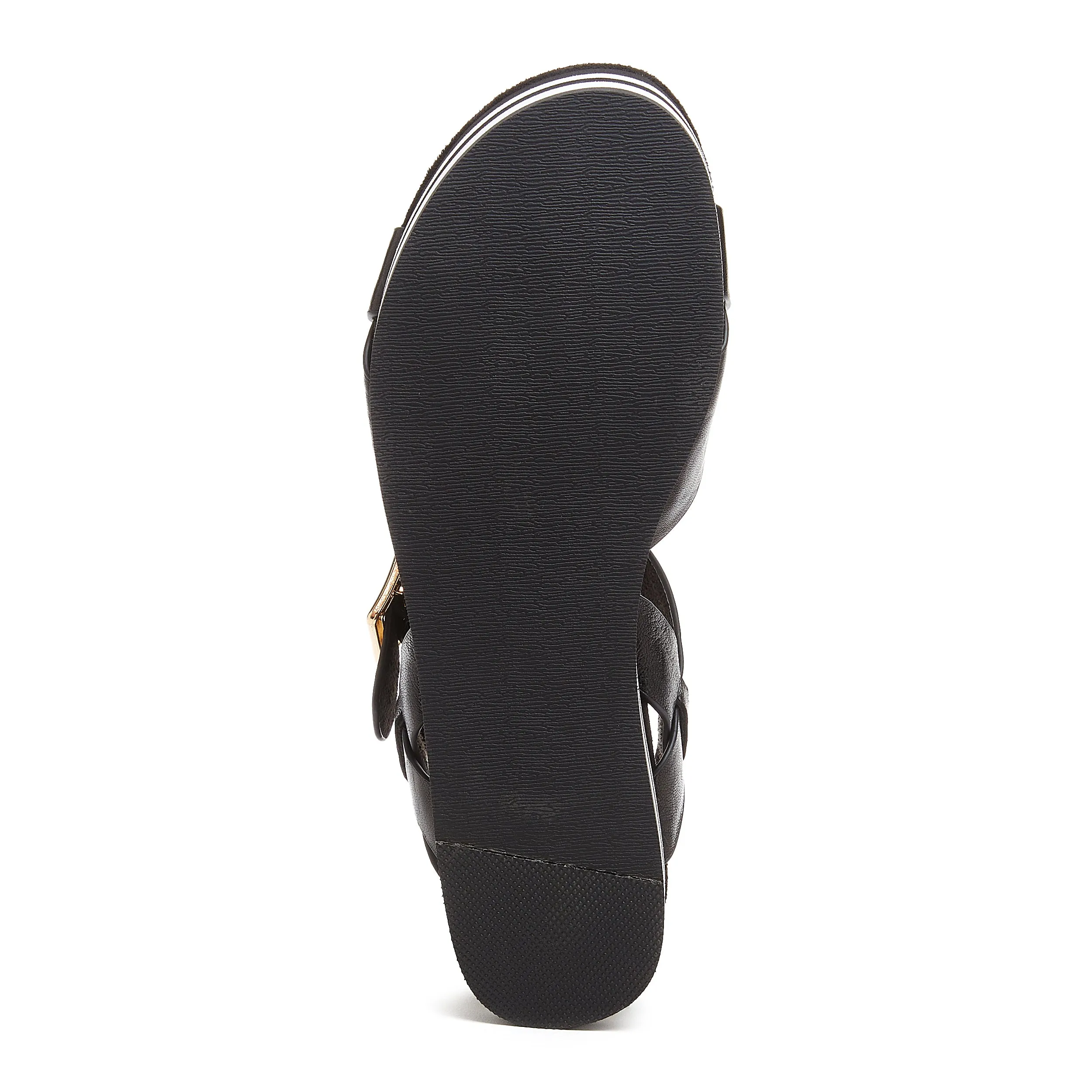 Breeze Black Platform Sandals