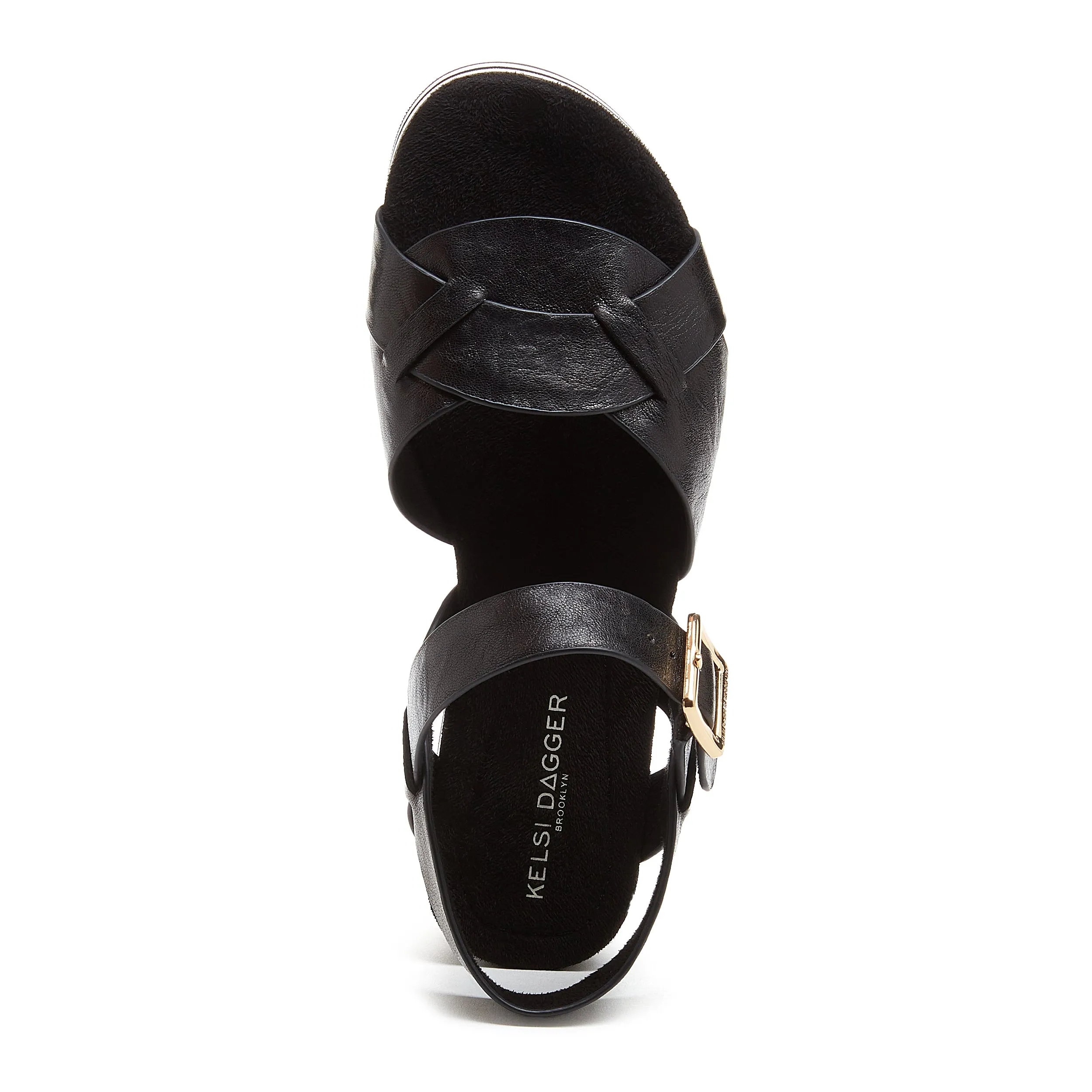Breeze Black Platform Sandals