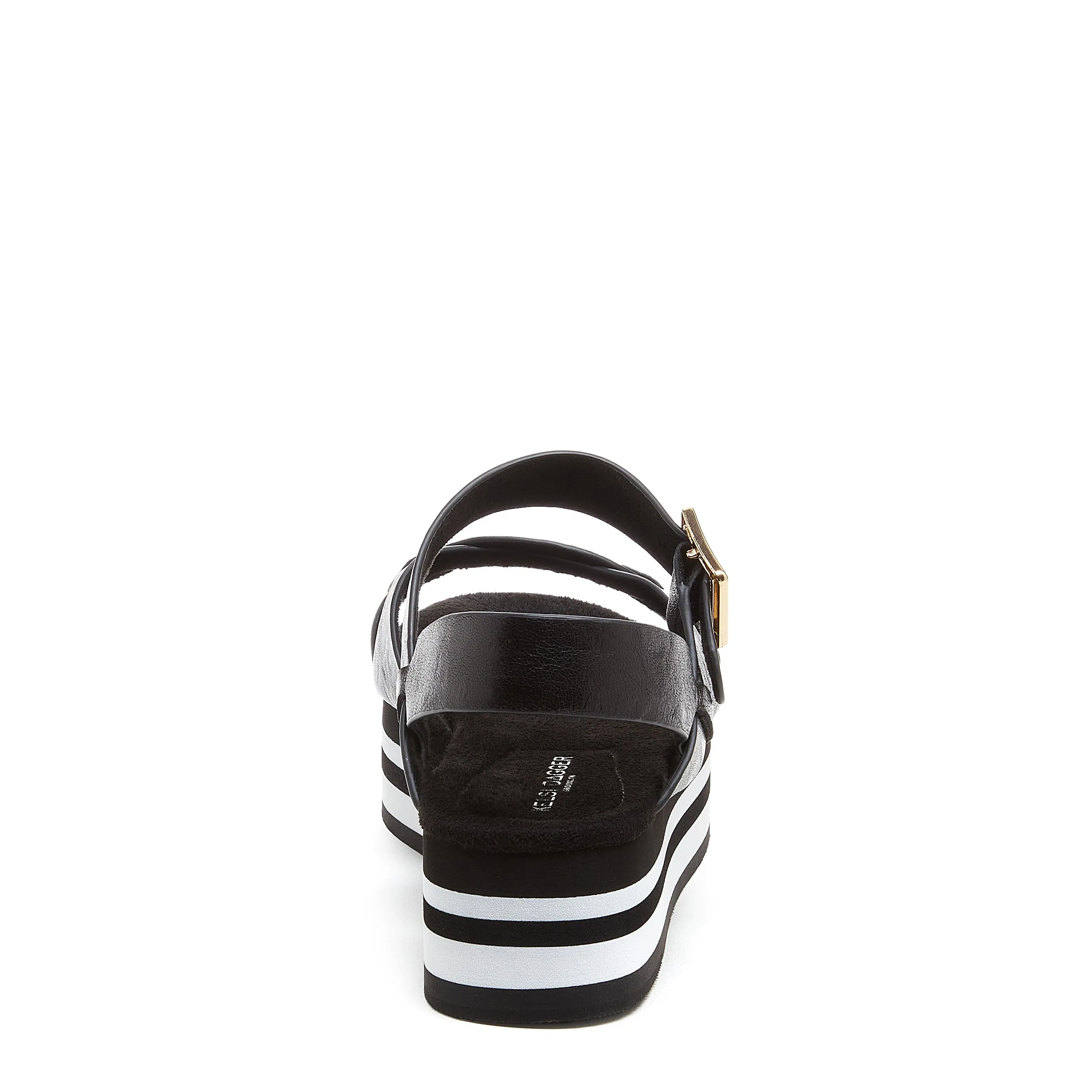 Breeze Black Platform Sandals
