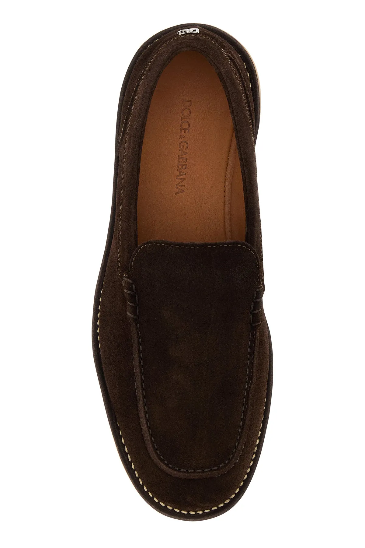 Chocolate suede New Florio loafers