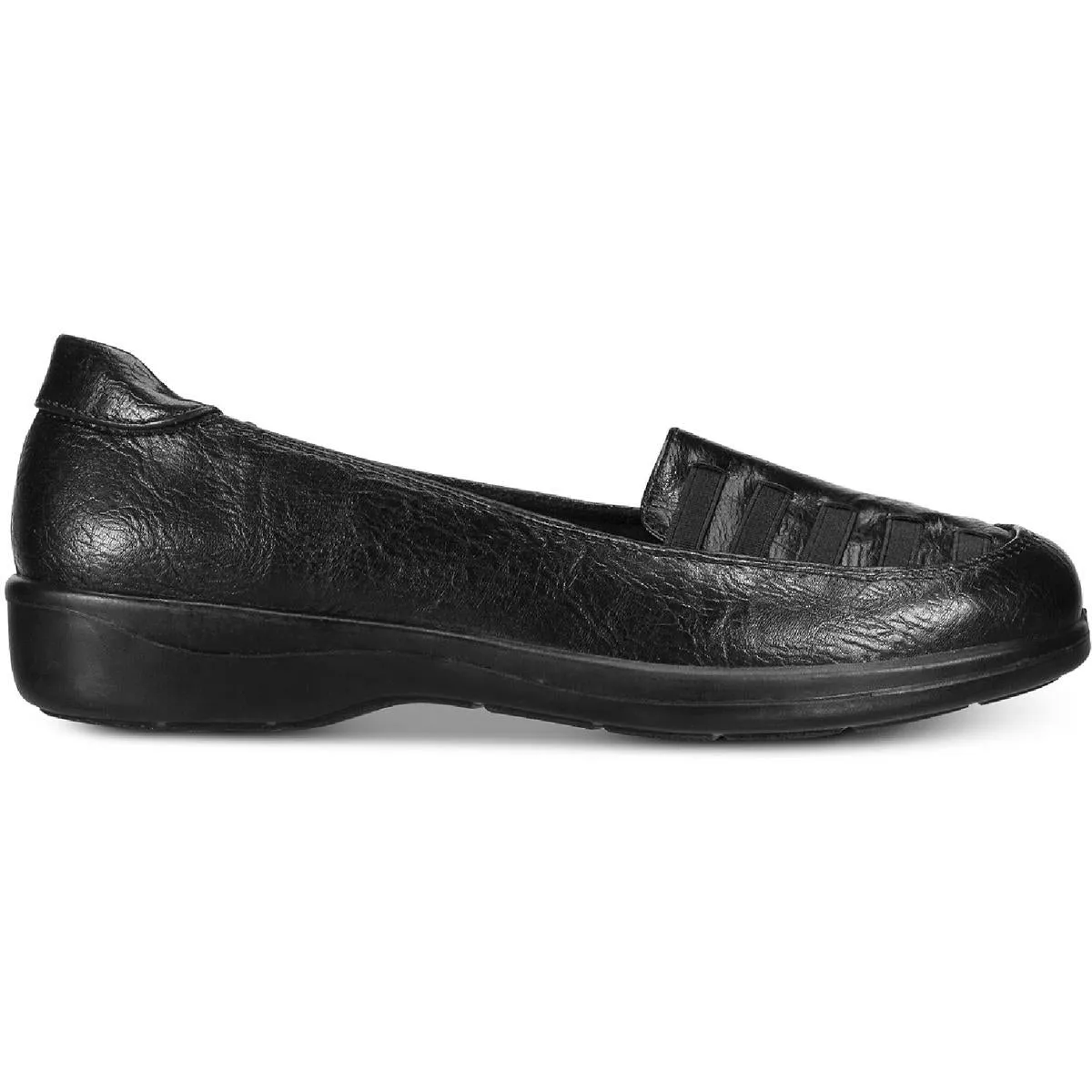 Easy Street Womens Genesis Faux Leather Slip On Loafers