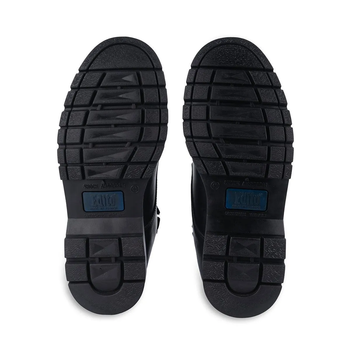 Edito Safety Boots Leather Black Colour For Men