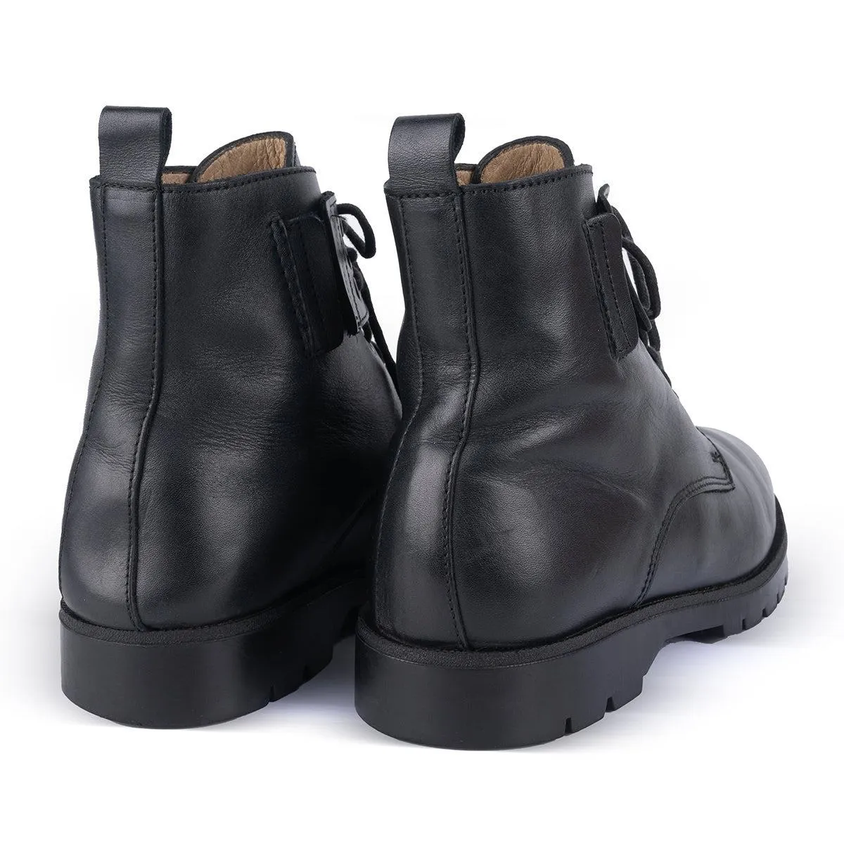 Edito Safety Boots Leather Black Colour For Men