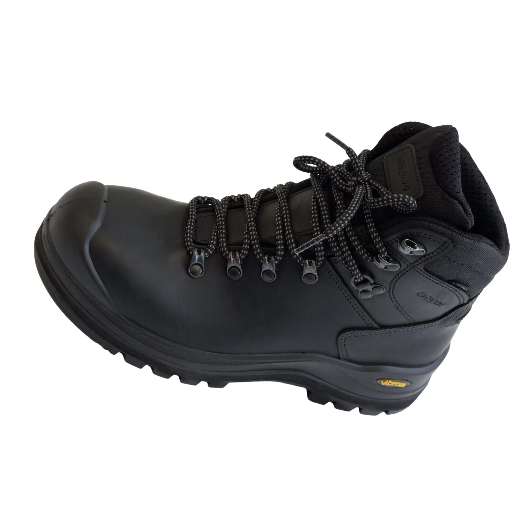 Grisport Men's Fox 6" Leather Waterproof Safety Boots - Vibram® Ranger Sole, Composite Toe, Sizes 7-14 - CSA/ASTM & ESR/EH Rated, Durable Use