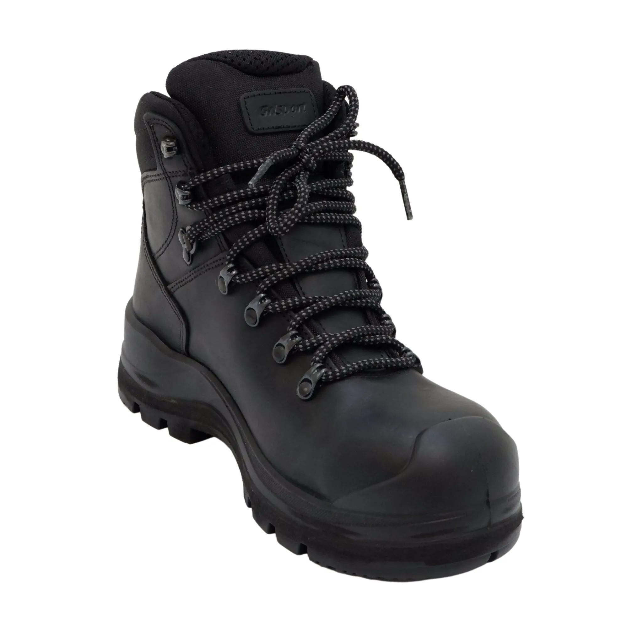 Grisport Men's Fox 6" Leather Waterproof Safety Boots - Vibram® Ranger Sole, Composite Toe, Sizes 7-14 - CSA/ASTM & ESR/EH Rated, Durable Use