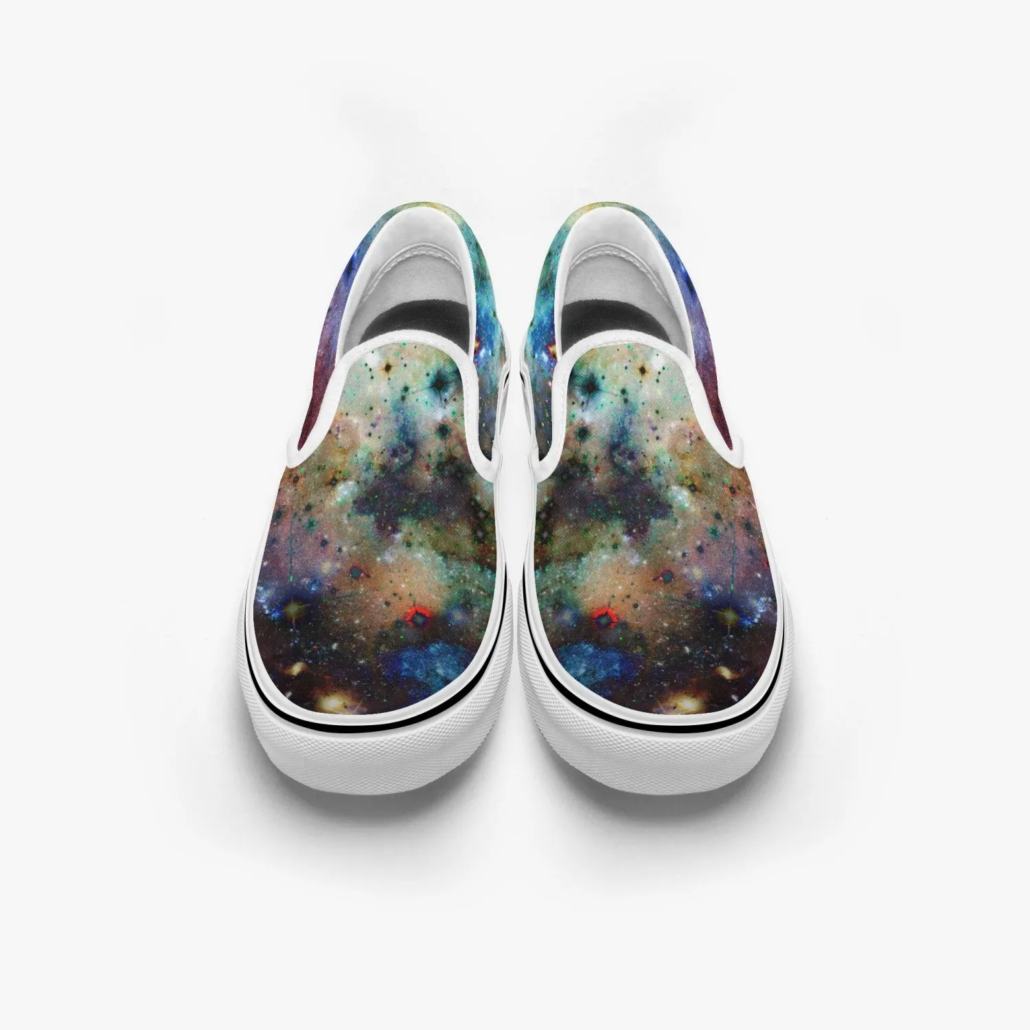 Ishtar Split-Style Psychedelic Slip-On Shoes