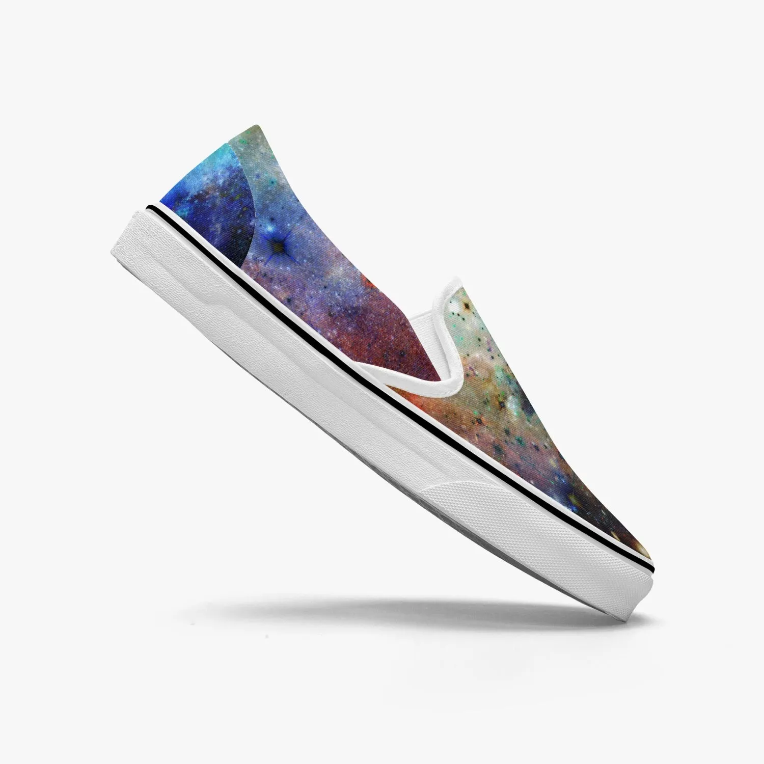 Ishtar Split-Style Psychedelic Slip-On Shoes