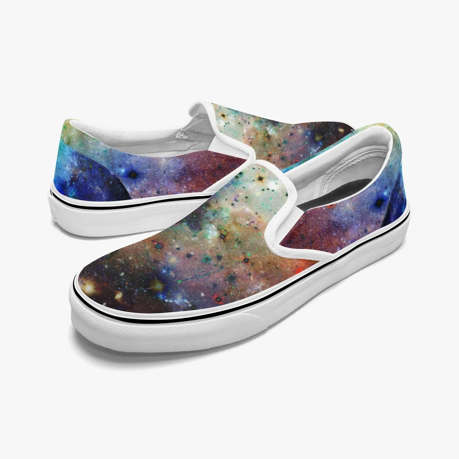 Ishtar Split-Style Psychedelic Slip-On Shoes