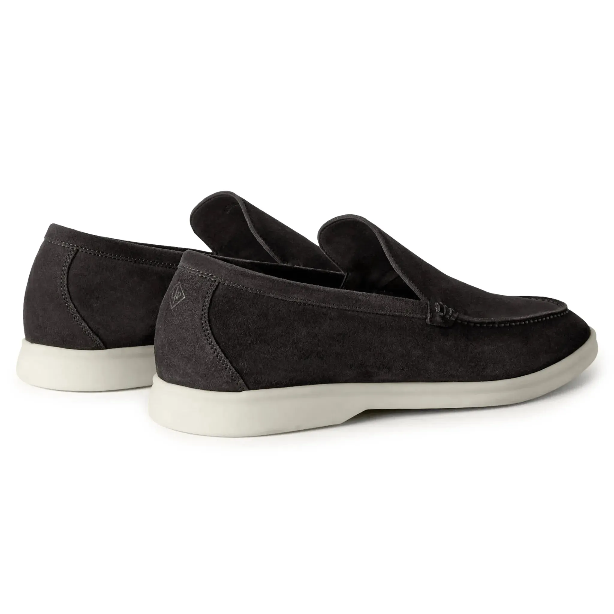 Loro Piana Summer Walk Suede Caviar Loafers
