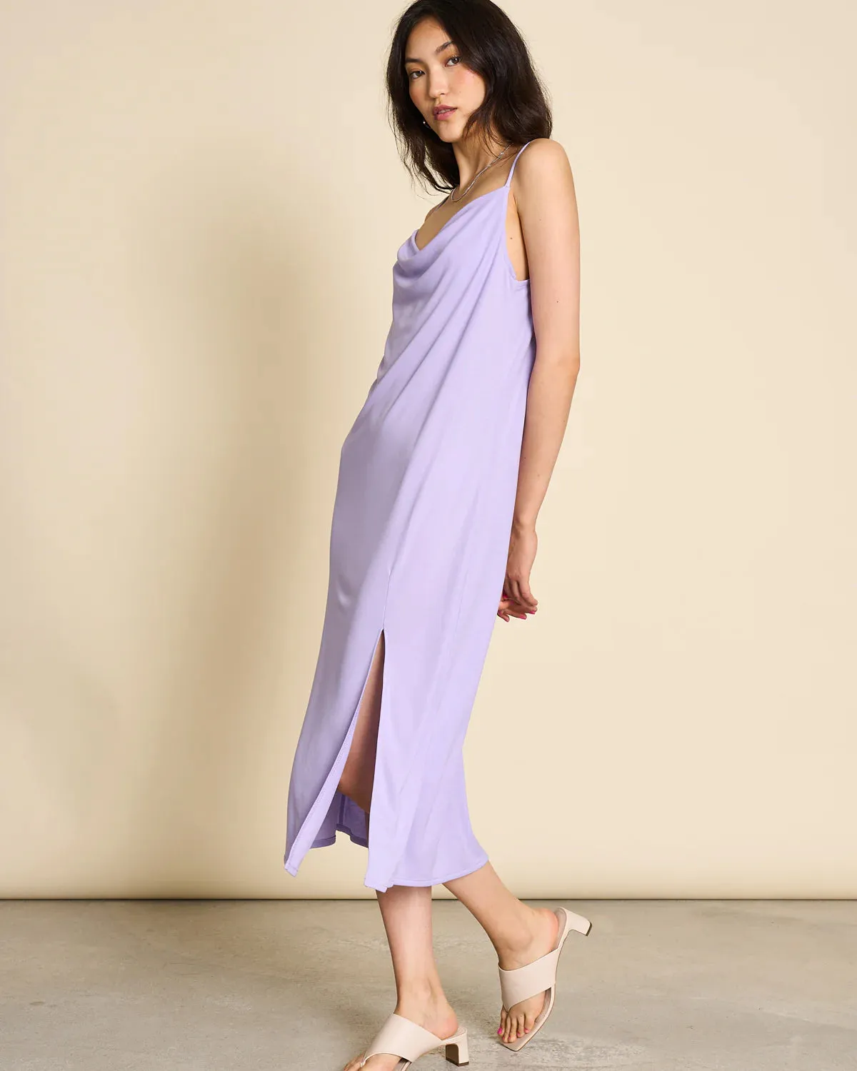 midi dress - helen - lavender