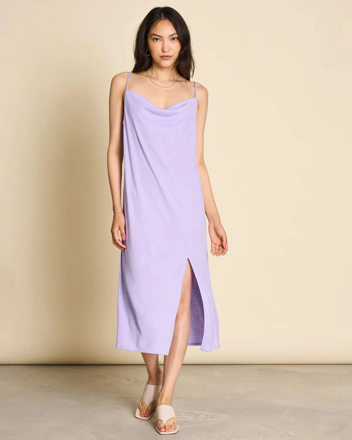 midi dress - helen - lavender
