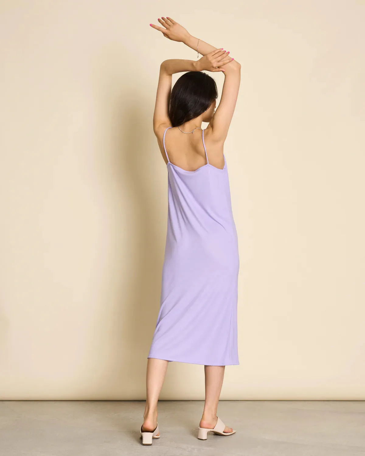 midi dress - helen - lavender