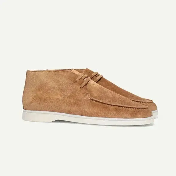 Mocassins en Daim À Lacets