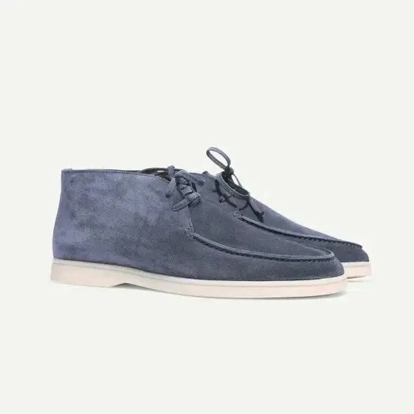 Mocassins en Daim À Lacets