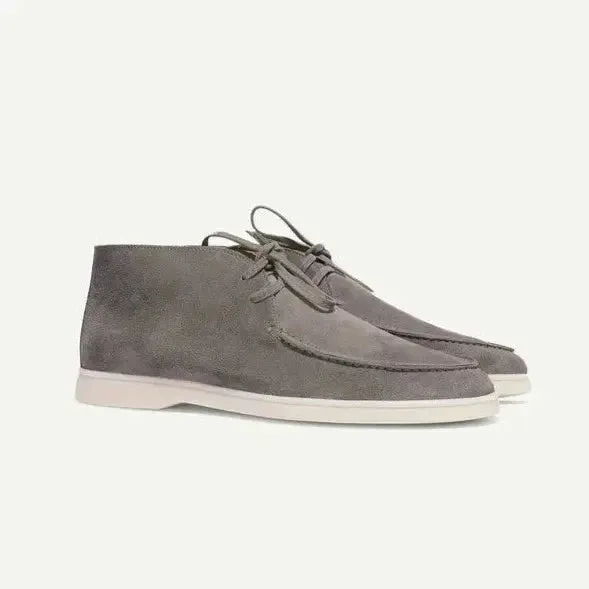Mocassins en Daim À Lacets