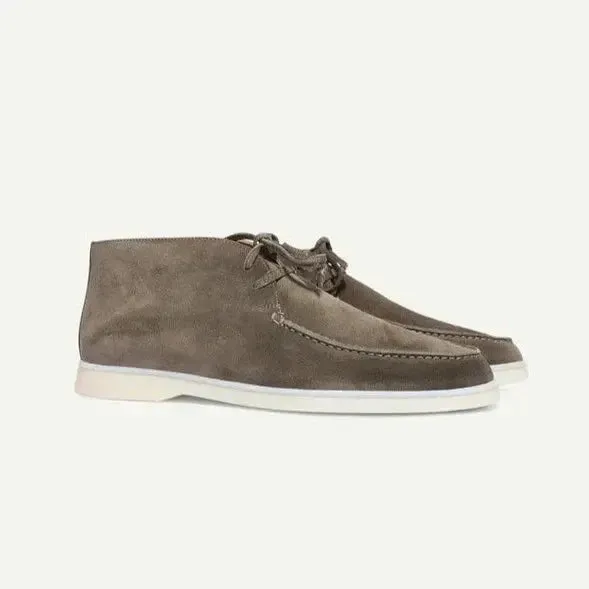 Mocassins en Daim À Lacets