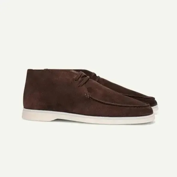 Mocassins en Daim À Lacets