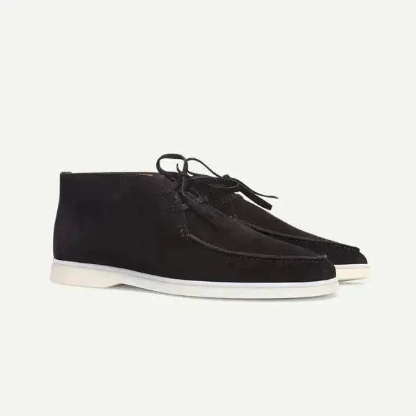 Mocassins en Daim À Lacets