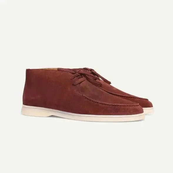 Mocassins en Daim À Lacets