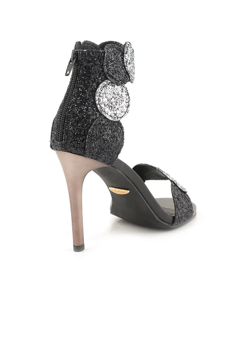 Party Wear Sandal I23654-Black