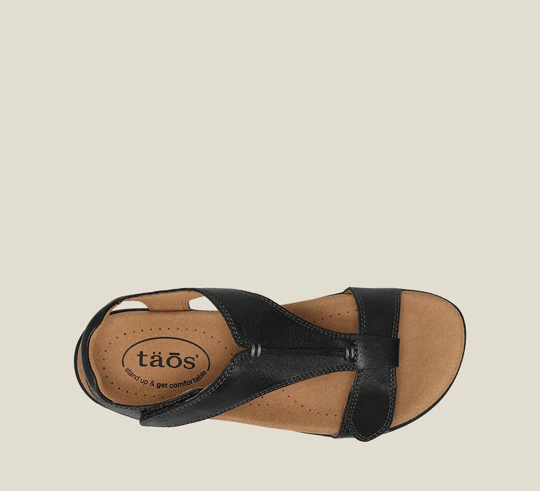 Taos 'The Show Sandal' - Black