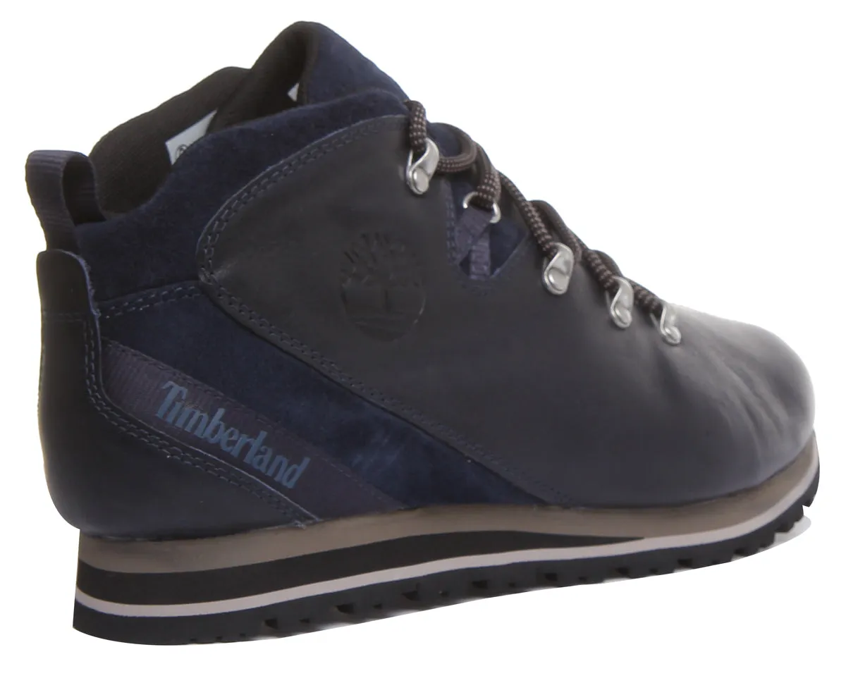 Timberland A2652 Splitrock Mid Hiker Boot In Navy For Men