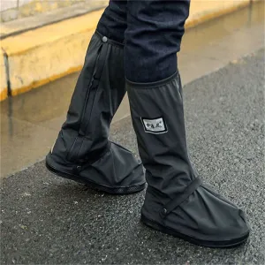 Waterproof Boot Covers - Waterproof Rain Boot Shoe Cover with Reflector